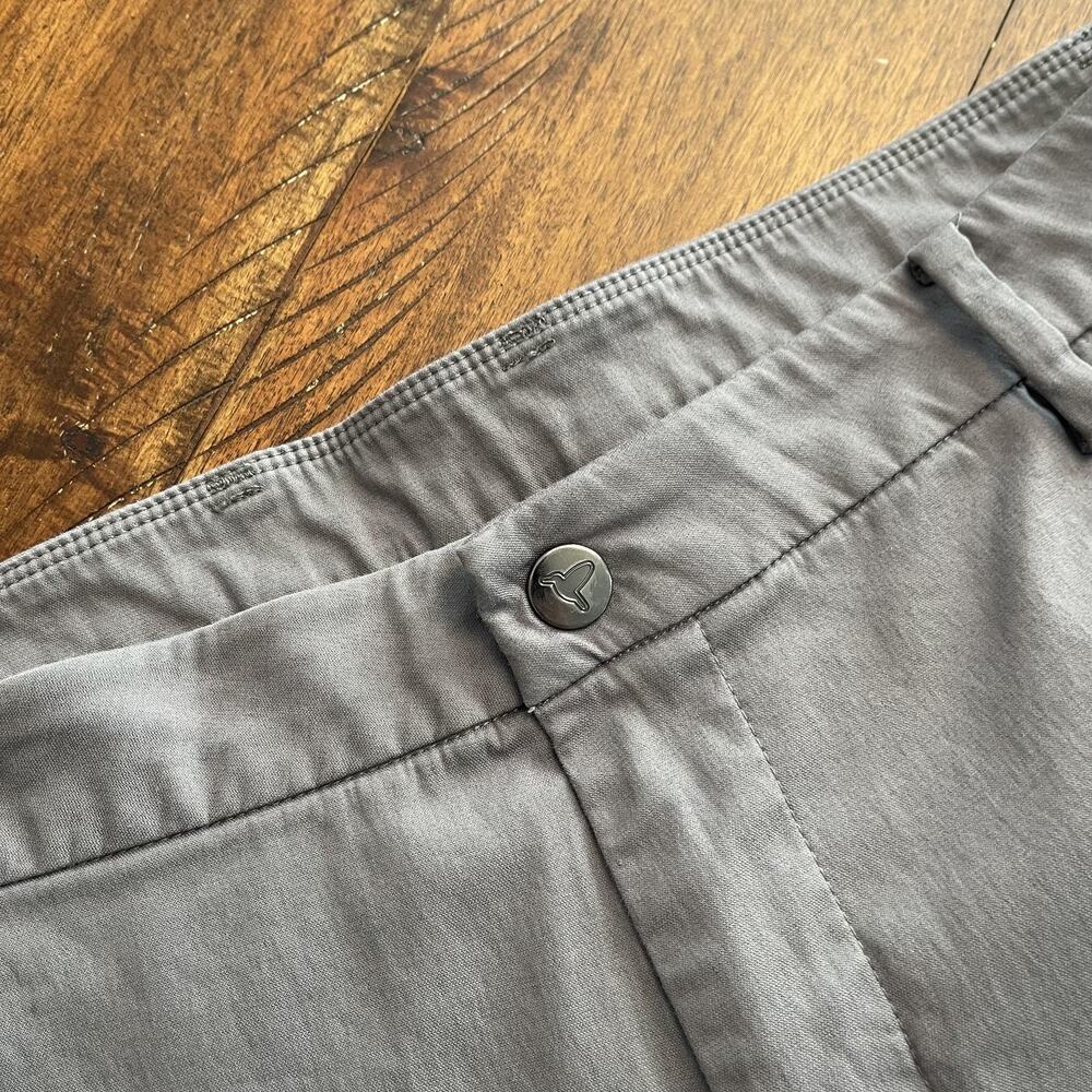 Birddogs Pants Mens 36x32 Gray Chino Stretch Golf Straight Leg Performance - Picture 7 of 11